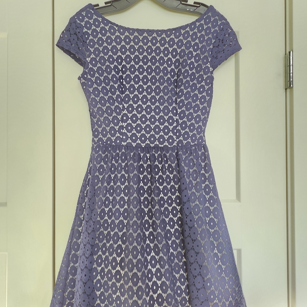 Purple Lace Dress - Picture 2 of 6